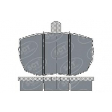 SP 121 SCT Комплект тормозных колодок, дисковый тормоз