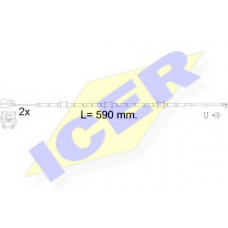 610619 E C ICER Сигнализатор, износ тормозных колодок