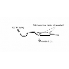 640046 ERNST Глушитель выхлопных газов конечный