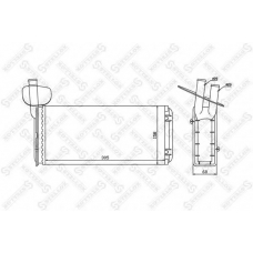 10-35020-SX STELLOX Теплообменник, отопление салона