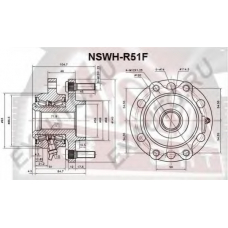 NSWH-R51F ASVA Ступица колеса