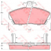 GDB497 TRW Комплект тормозных колодок, дисковый тормоз