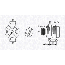 063377023010 MAGNETI MARELLI Генератор