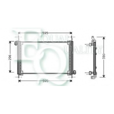 CO0307 EQUAL QUALITY Конденсатор, кондиционер