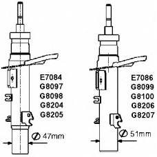 G8204 MONROE Амортизатор