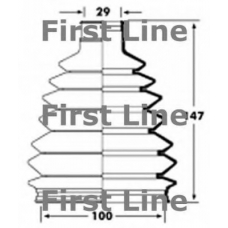 FCB2362 FIRST LINE Пыльник, приводной вал