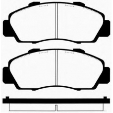 J PA-499AF JAPANPARTS Комплект тормозных колодок, дисковый тормоз