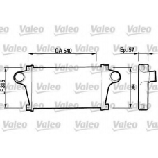 816731 VALEO Интеркулер