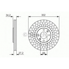 0 986 479 376 BOSCH Тормозной диск