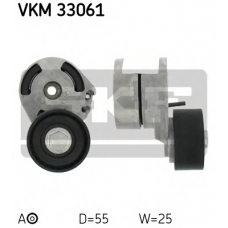 VKM 33061 SKF Натяжной ролик, поликлиновой  ремень
