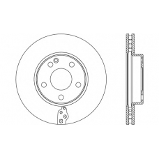 BDR2643.20 OPEN PARTS Тормозной диск