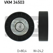 VKM 34503 SKF Паразитный / ведущий ролик, поликлиновой ремень