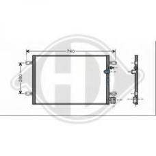8102600 DIEDERICHS Конденсатор, кондиционер