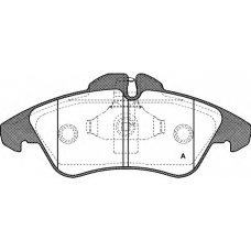 BPA0578.00 OPEN PARTS Комплект тормозных колодок, дисковый тормоз