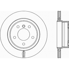 BDR2331.20 OPEN PARTS Тормозной диск