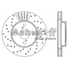 0990-5312O ASHUKI Тормозной диск