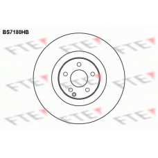 BS7180HB FTE Тормозной диск