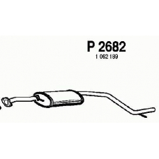 P2682 FENNO Средний глушитель выхлопных газов