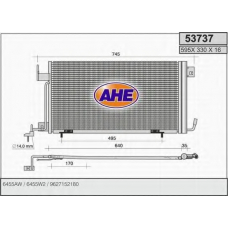 53737 AHE Конденсатор, кондиционер