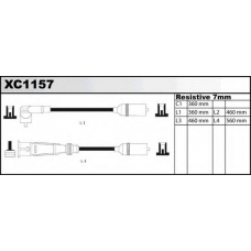 XC1157 QUINTON HAZELL Ккомплект проводов зажигания