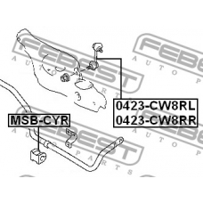 0423-CW8RR FEBEST Тяга / стойка, стабилизатор