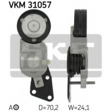 VKM 31057 SKF Натяжной ролик, поликлиновой  ремень