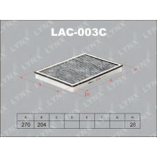 LAC003C LYNX Фильтр салона