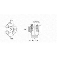 943346068010 MAGNETI MARELLI Генератор