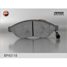BP43118 FENOX Комплект тормозных колодок, дисковый тормоз