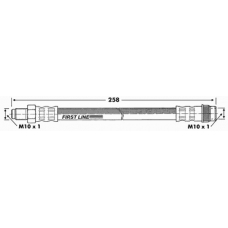 FBH6273 FIRST LINE Тормозной шланг