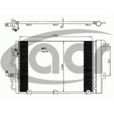 300618 ACR Конденсатор, кондиционер