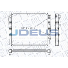 RA0310270 JDEUS Радиатор, охлаждение двигателя