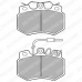 LP536 DELPHI Комплект тормозных колодок, дисковый тормоз