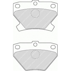 FSL1395 FERODO Комплект тормозных колодок, дисковый тормоз