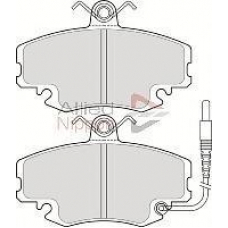 ADB1431 COMLINE Комплект тормозных колодок, дисковый тормоз