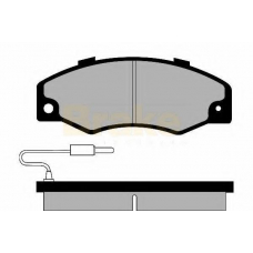 PA436 BRAKE ENGINEERING Комплект тормозных колодок, дисковый тормоз