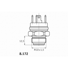 8.172.05 BEHR Термовыключатель, вентилятор радиатора