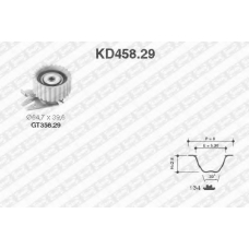 KD458.29 SNR Комплект ремня грм