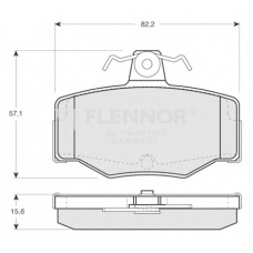 FB210361 FLENNOR Комплект тормозных колодок, дисковый тормоз