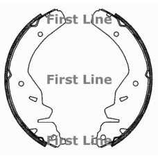 FBS629 FIRST LINE Комплект тормозных колодок