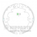 N3502083 NIPPARTS Комплект тормозных колодок, стояночная тормозная с