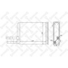 10-35025-SX STELLOX Теплообменник, отопление салона