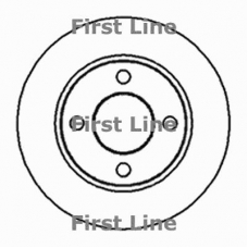 FBD109 FIRST LINE Тормозной диск
