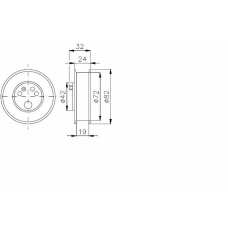 TKR 9922 TIMKEN Натяжной ролик, ремень грм