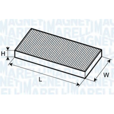 350203063560 MAGNETI MARELLI Фильтр, воздух во внутренном пространстве