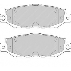 FDB1684 FERODO Комплект тормозных колодок, дисковый тормоз