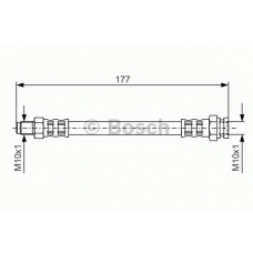1 987 476 671 BOSCH Тормозной шланг