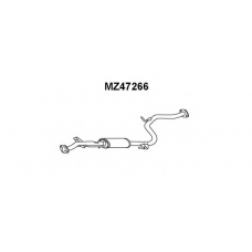 MZ47266 VENEPORTE Предглушитель выхлопных газов