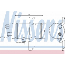 95049 NISSENS Осушитель, кондиционер