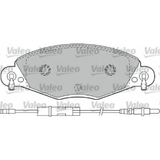 598416 VALEO Комплект тормозных колодок, дисковый тормоз